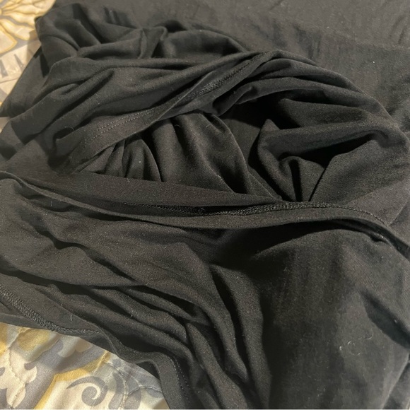 Good American Black Double Lined Midi Bodycon Dress, Size 4 - Picture 8 of 9